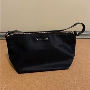 Kate spade black satin purse